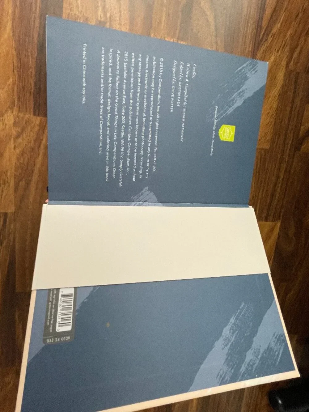 Green Inspired Simply Grateful Journal: Guided Notebook for Women